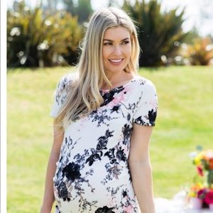 Pink Blush Maternity Dress